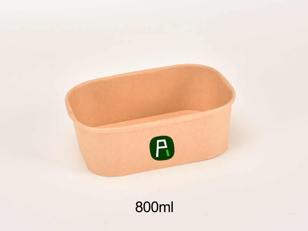 RECHTECKIGE PAPIERSCHÜSSEL 800ML